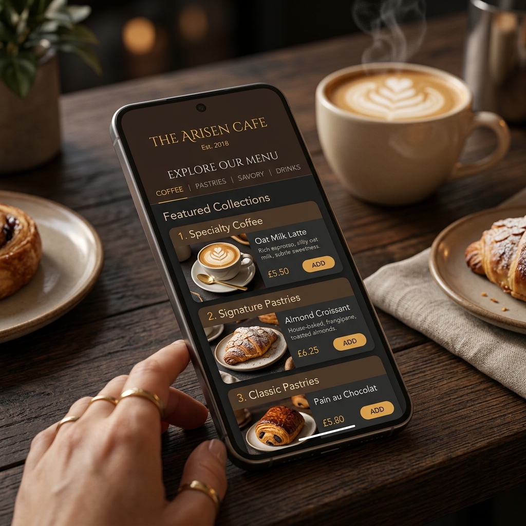 Aura Menu Telefon Görünümü